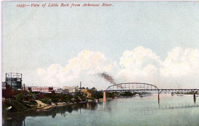 12951 - View of Little Rock from Arkansas River